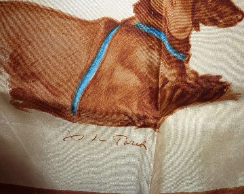 Les bassets Xavier de Poret pour Hermès