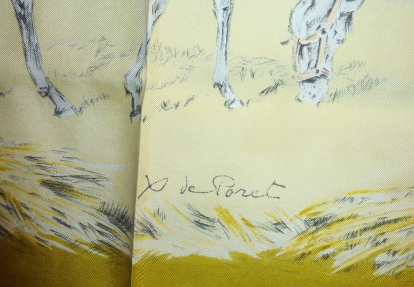 La jument et son poulain Xavier de Poret pour