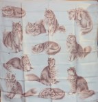 Les chats angoras Xavier de Poret pour Hermès