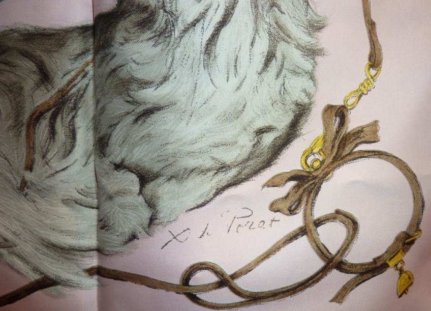 Les pekinois Xavier de Poret pour Hermès