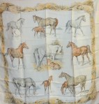 La jument et son poulain Xavier de Poret pour Hermès